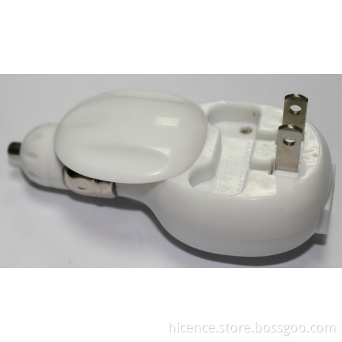 Universal 2-in-1 Wall and Car USB Charger with 1.0A Output